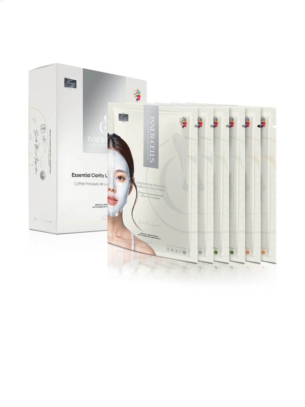 Essential Clarity Luxury Face Mask Set - White